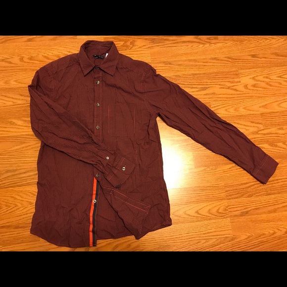 GAP Other - Gap New Men’s Slim Fit shirt Orange Blue Small